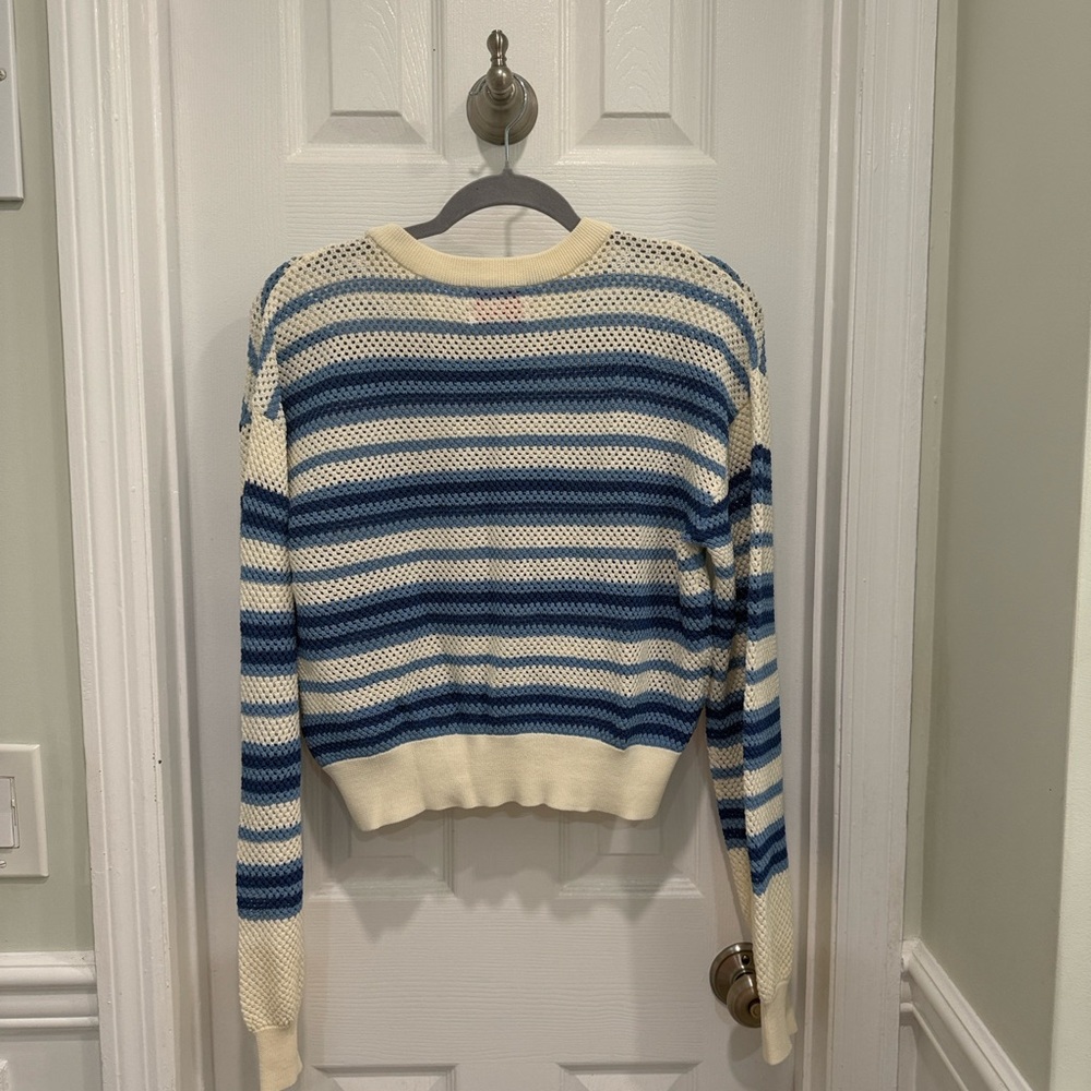 Solid & Striped Tobi pullover crocheted pullover … - image 2